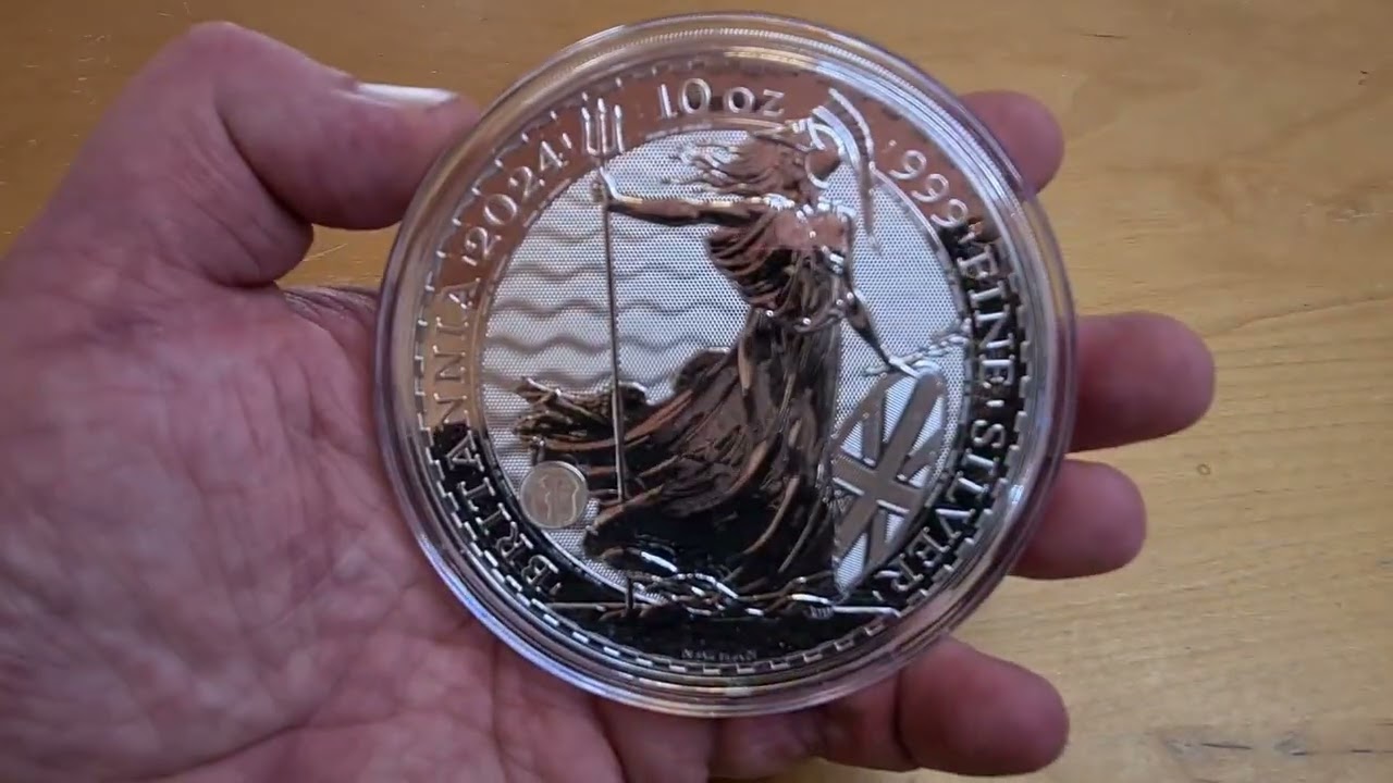 2024 10 oz Silver Britannia Returns.