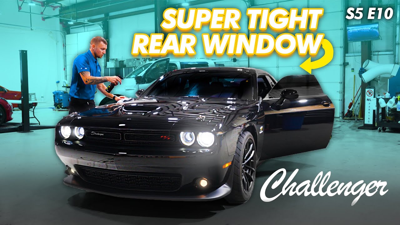 Как профессионально затонировать Dodge Challenger | День из жизни — S5 / E10
