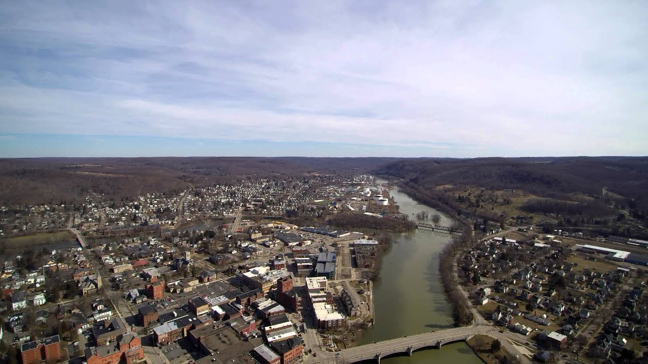Warren PA Washington Park Drone Flyover