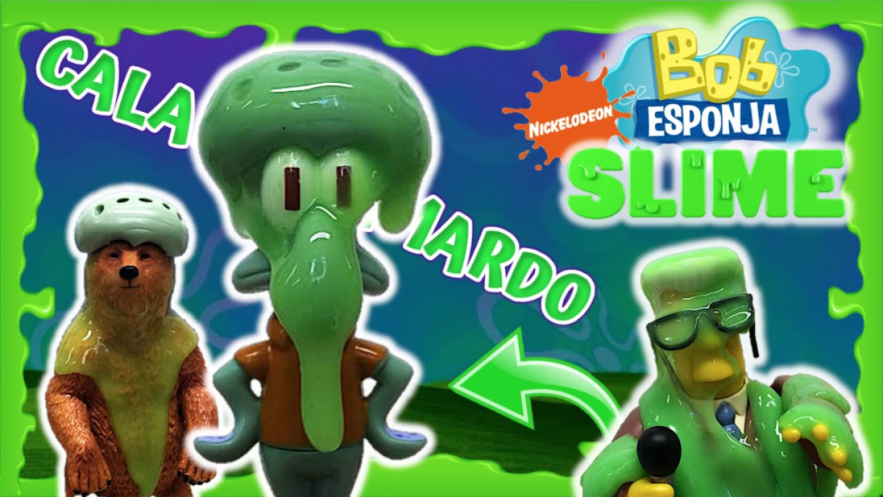 CALAMARDO - Slimeez | Figura con SLIME de BOB ESPONJA | Alpha Group Mattel - TOY SHOTS (2022)