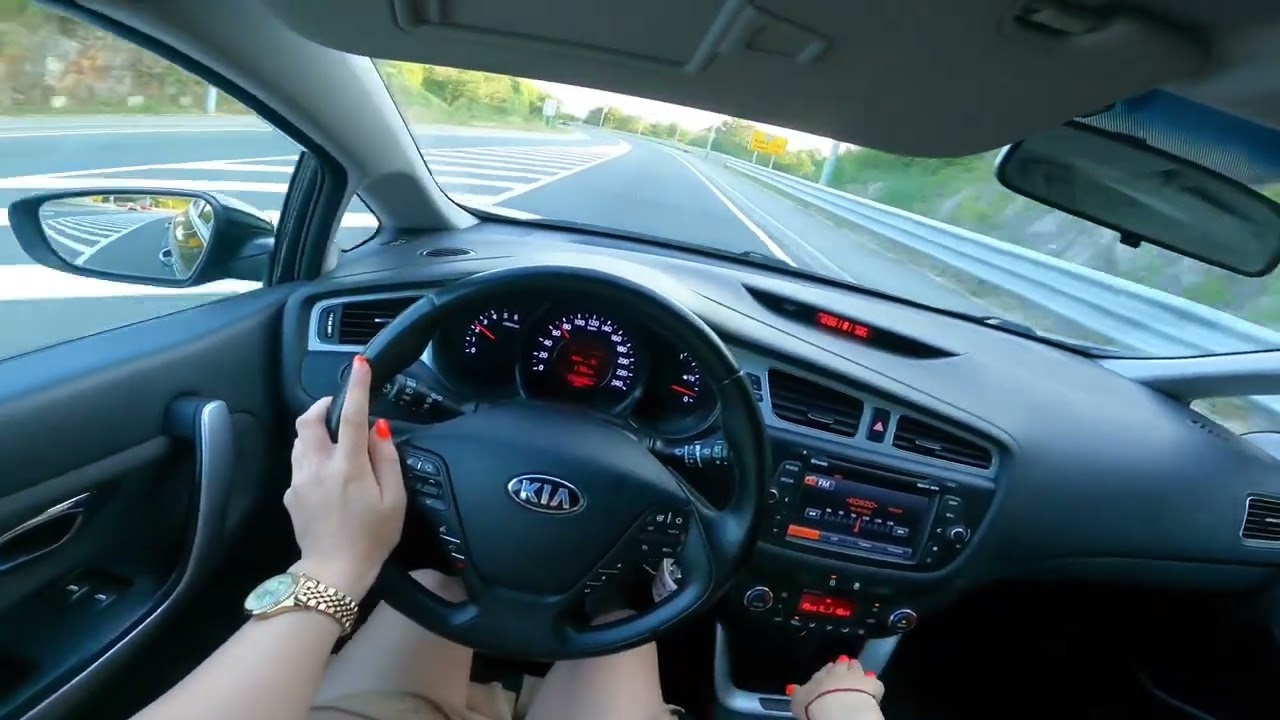 2015 Kia Ceed 1,6 CRDI diesel (136HP) TEST DRIVE (POV)