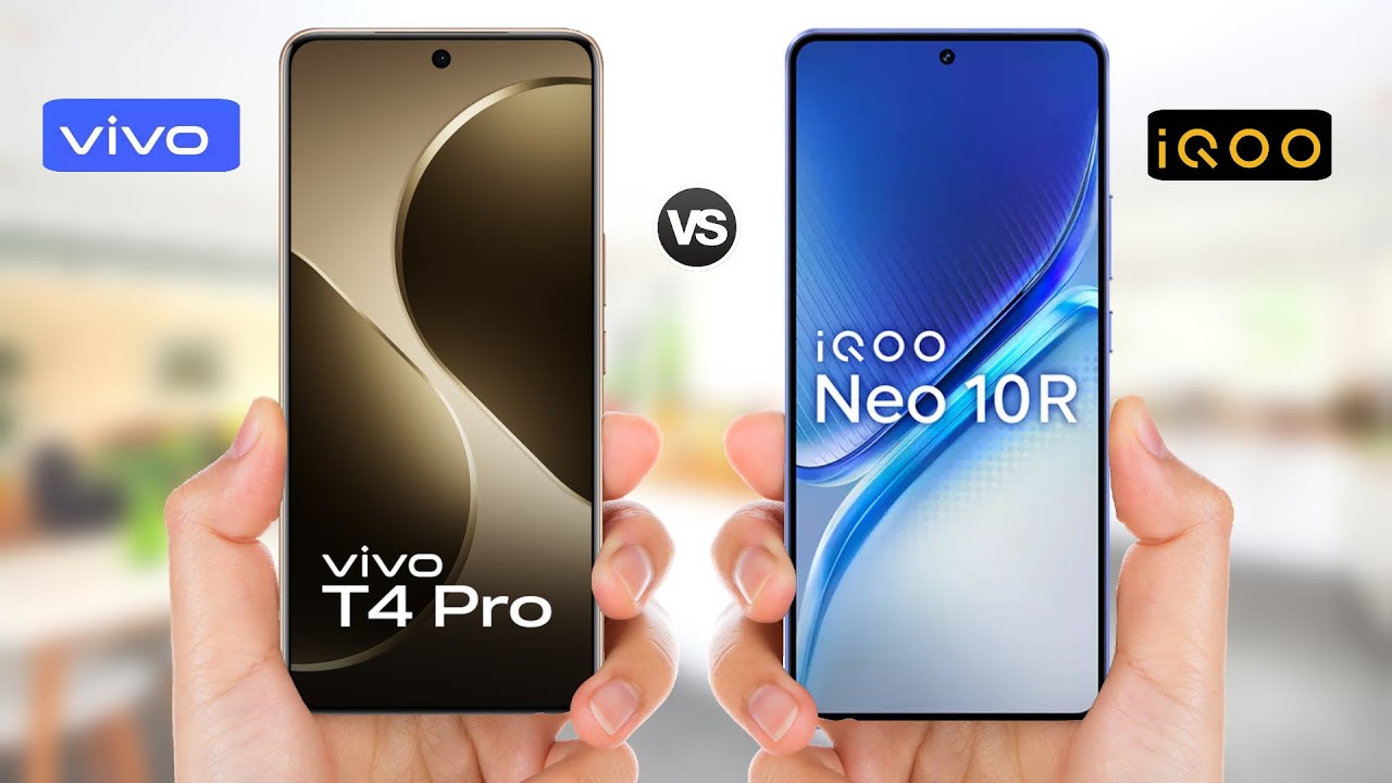Vivo T4 Pro 5G vs iQOO Neo 10R 5G || Full Comparison 