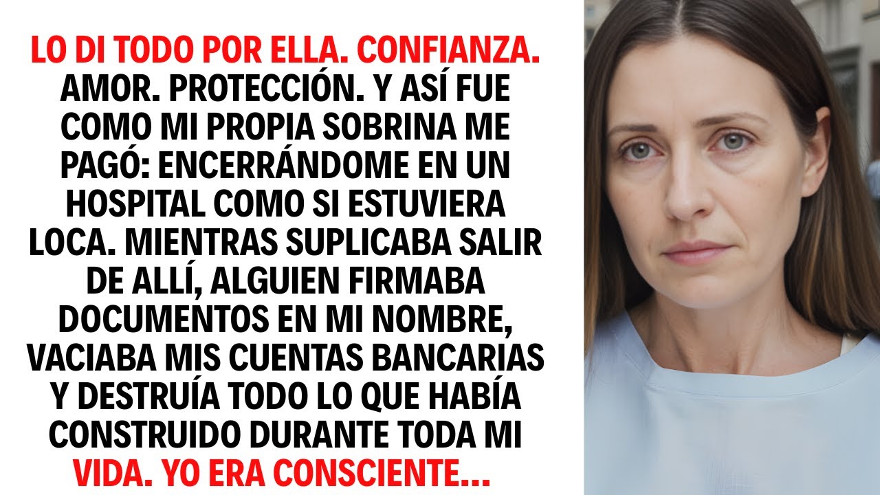 ME TRAICIONÓ MI PROPIA SOBRINA: ME INTERNARON EN UN HOSPITAL PARA VACIAR MIS CUENTAS......