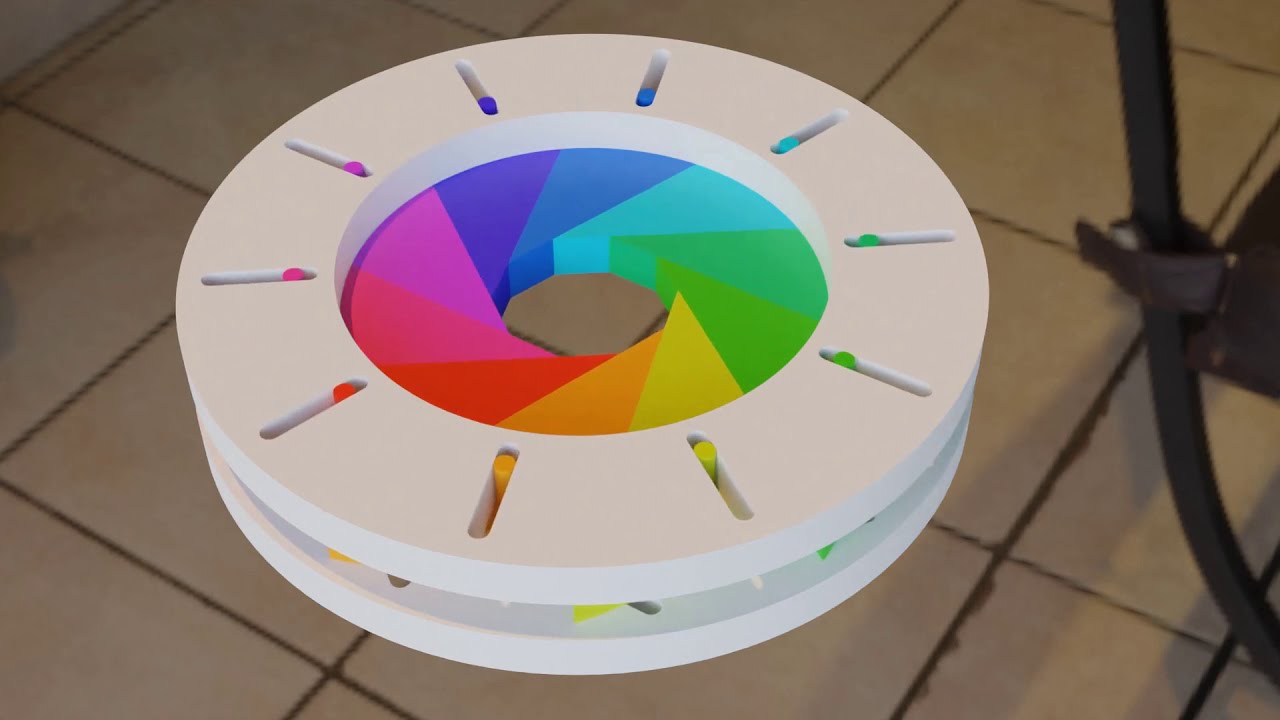 Blender How to Create Mechanical Iris Diaphragm with 10 Leaves (Updated Version)