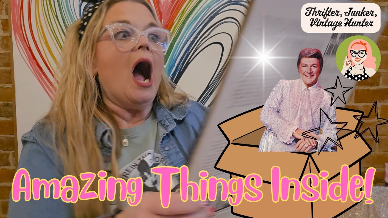 From Disaster to Delight: Unboxing Liberace Treasures! | Thrift With Me!