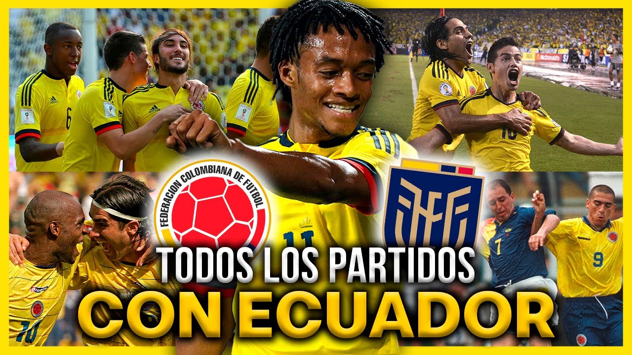 🔥TODOS LOS PARTIDOS de COLOMBIA vs ECUADOR en ELIMINATORIAS a MUNDIALES🌎🏆| CAMILO MD