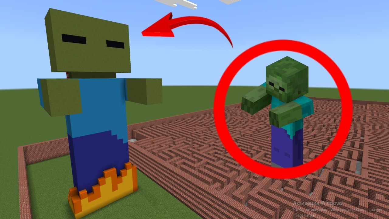 💥🧟I built a giant ZOMBIE with blocks — the ending was an explosion💥🧟