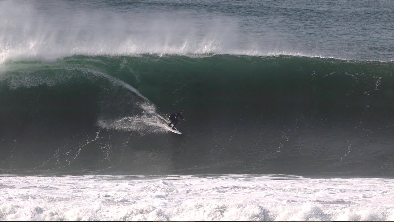 Huge Waves: Only One SURFER made it out
