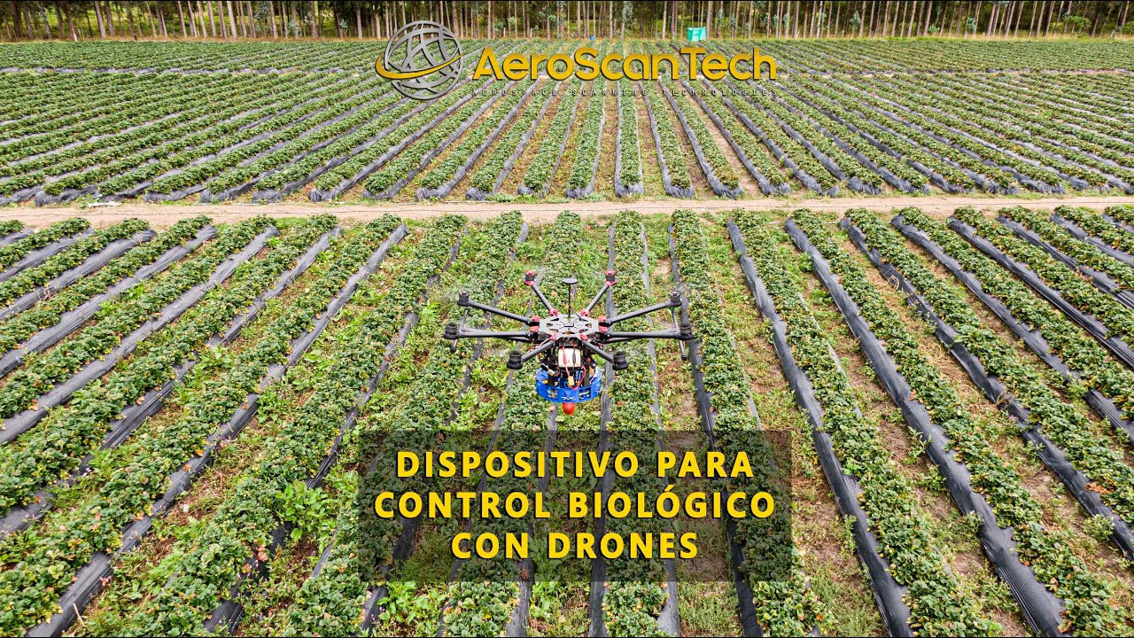Dispositivo Liberador de Biológicos para Drones