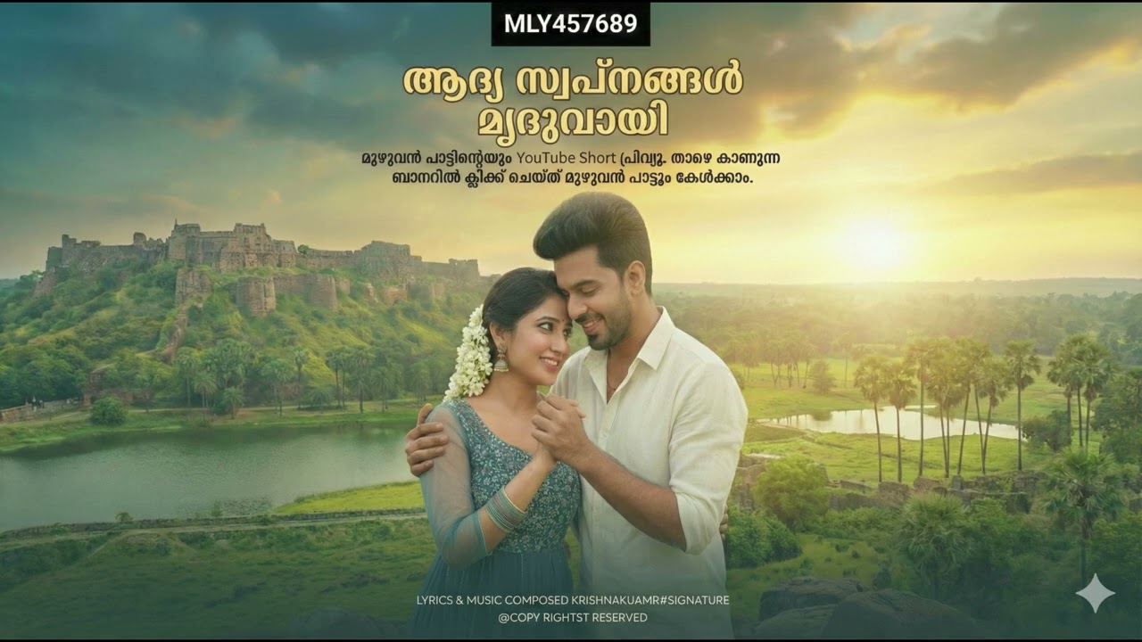 ആദ്യ സ്വപ്നങ്ങൾ മൃദുവായി-MLY457689