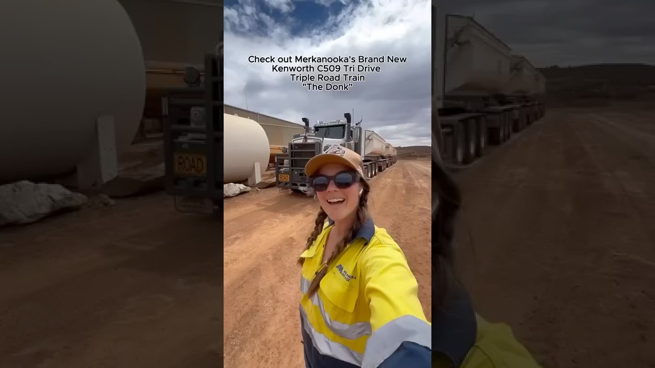 Throwback - tour of a Kenworth C509 triple side tipper road train