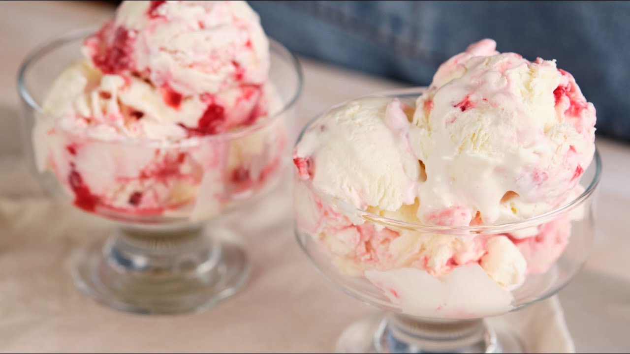 Nur 3 Zutaten! Hausgemachte Beereneis. Nur wenige kennen dieses Dessert! ganz ohne Eismaschine.