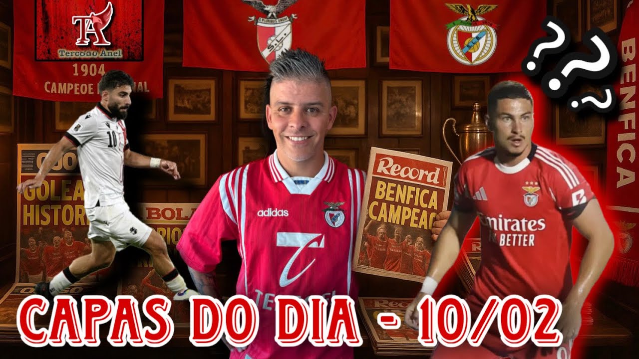 BENFICA-REVISTA IMPRENSA 10 Fevereiro GLORIOSO LANÇADO DE NOVO NAS CONTAS DO TITULO APÓS O CLÁSSICO!