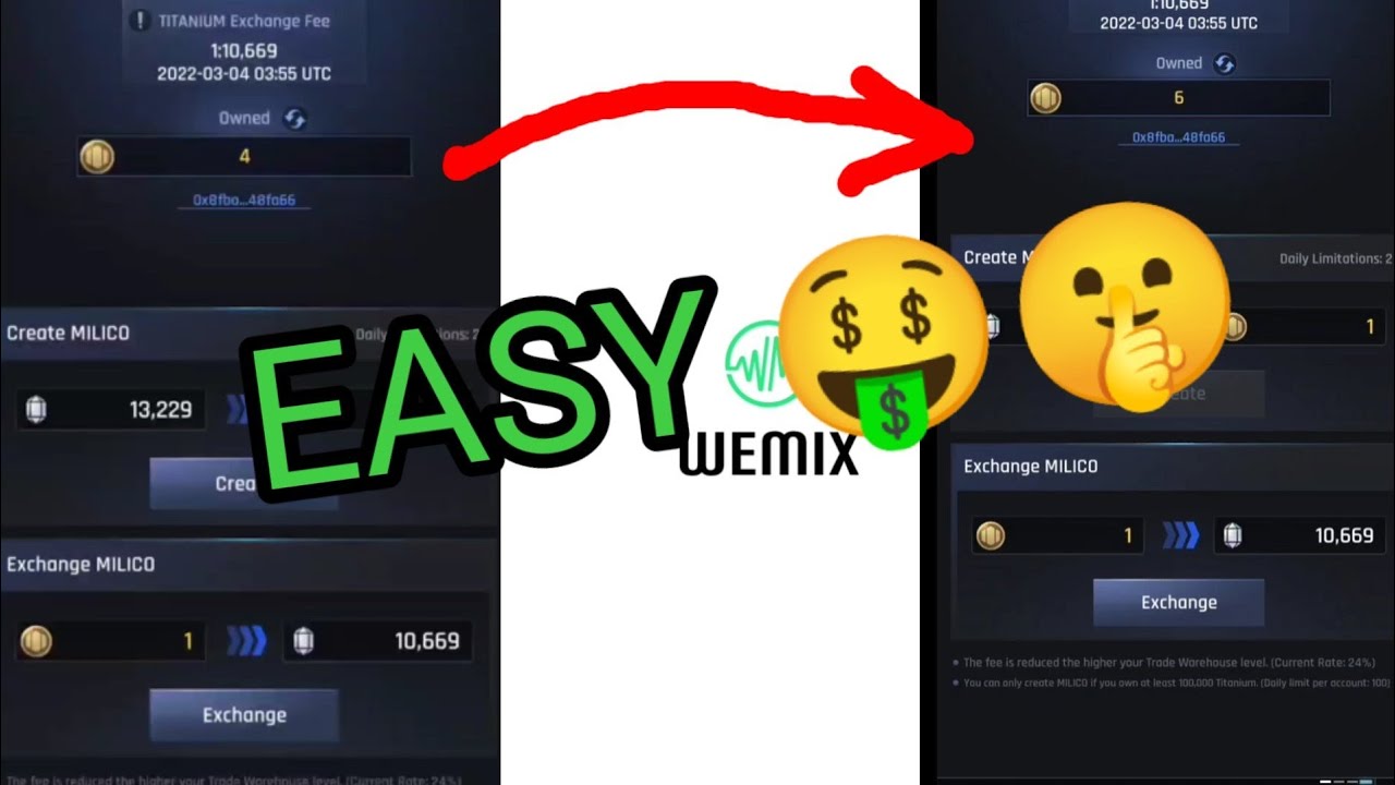 How to Exchange Titanium to MILICO Token | Crypto Conflict