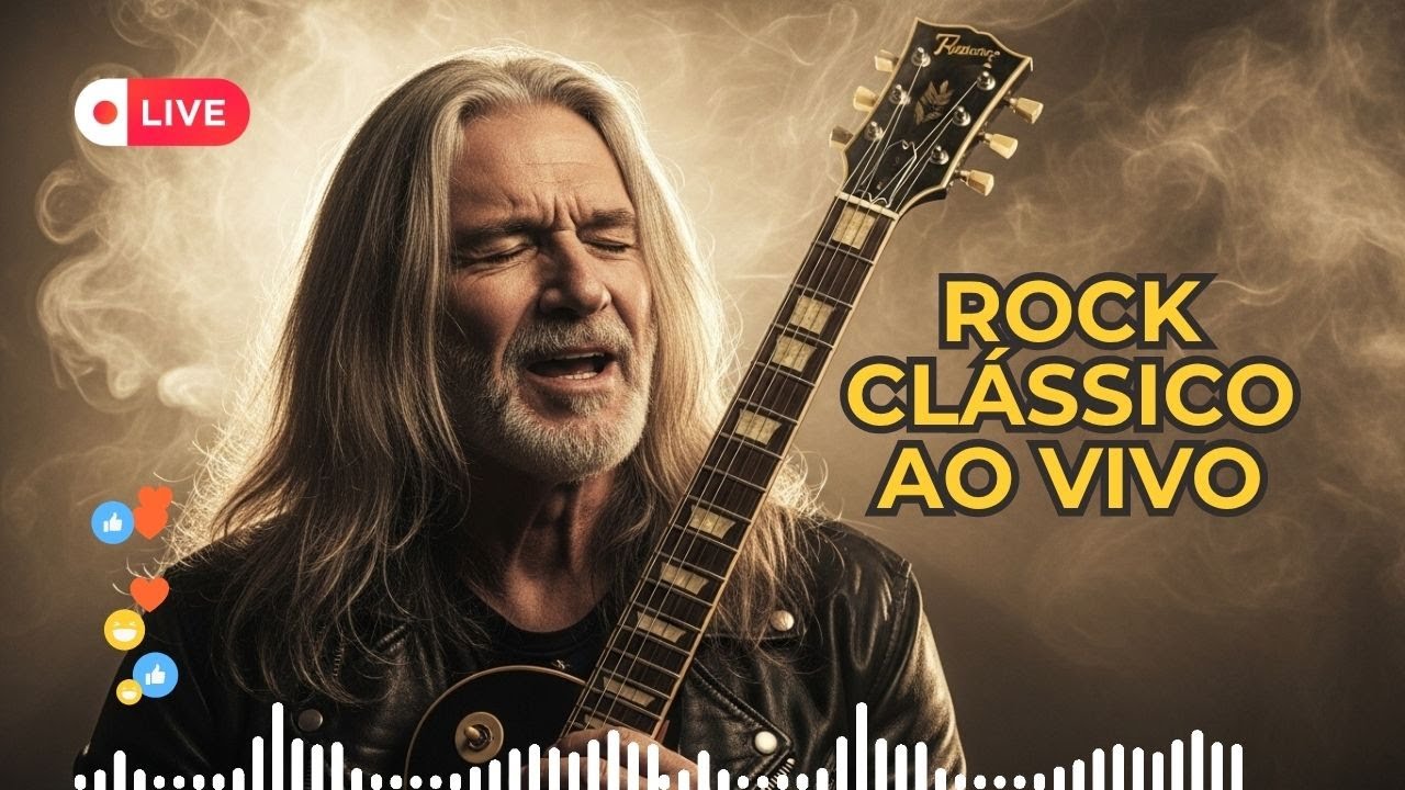 Brazil Slow Rock Live 🎶 Rock Romântico Para Noites Longas 🌙🔥