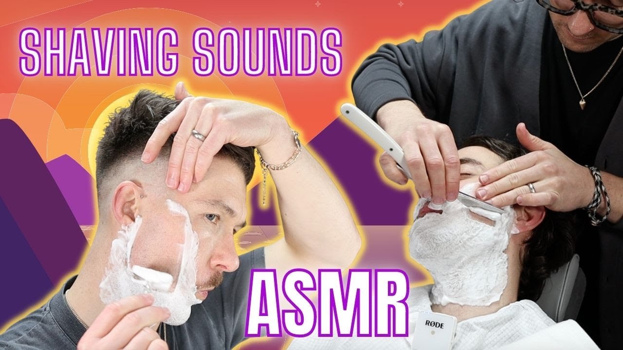 💥Extra Crunchy ASMR 🎧 Razor Shaving The Beard Hair Sounds Compilation - Fall ASLEEP To 😴