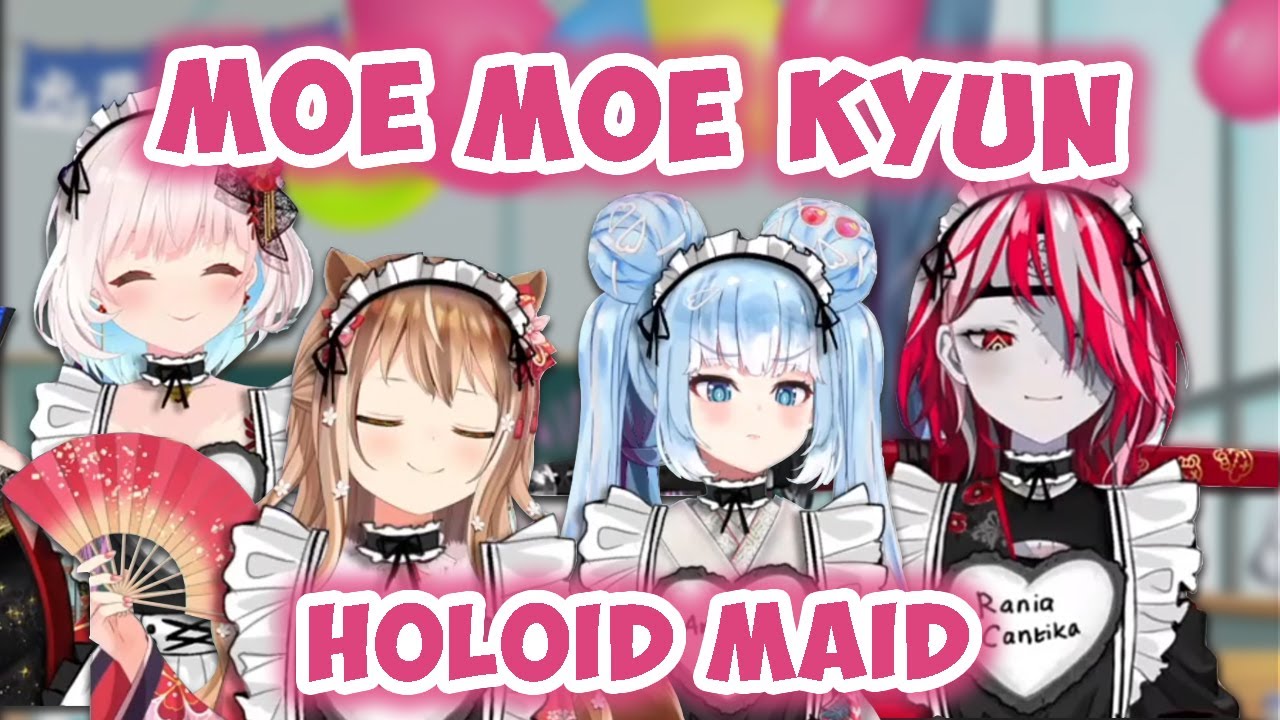 Perbedaan Moe Moe Kyun Yopi Kobo Ollie Risu [HoloID Maid Cafe]