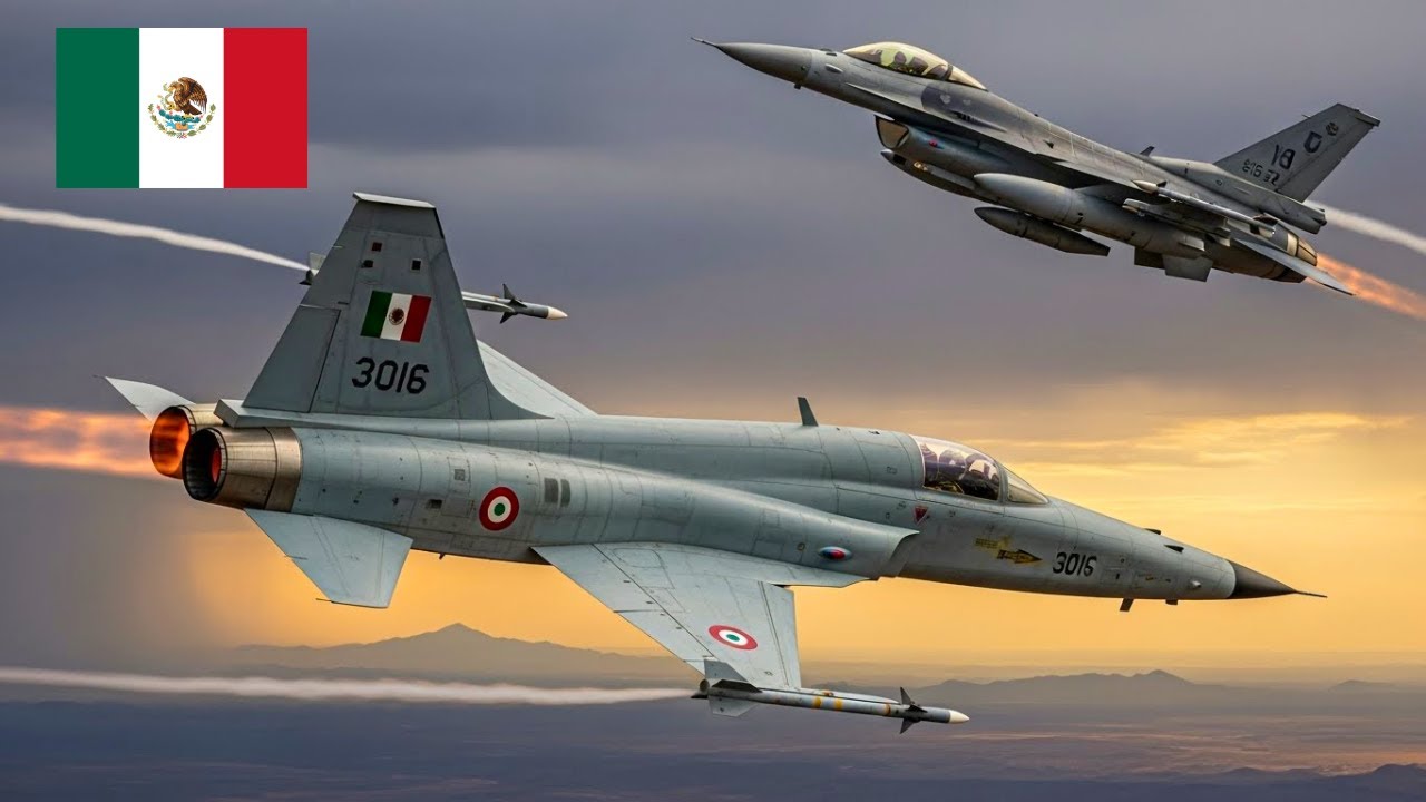 ¿QUIÉN DOMINA EL CIELO? F-16 de EE.UU. vs Aviones de Combate de MÉXICO