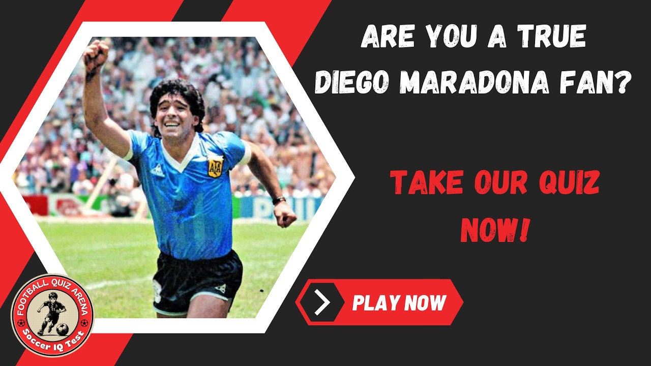 Maradona Quiz Challenge | Take the Diego Maradona Quiz Now!