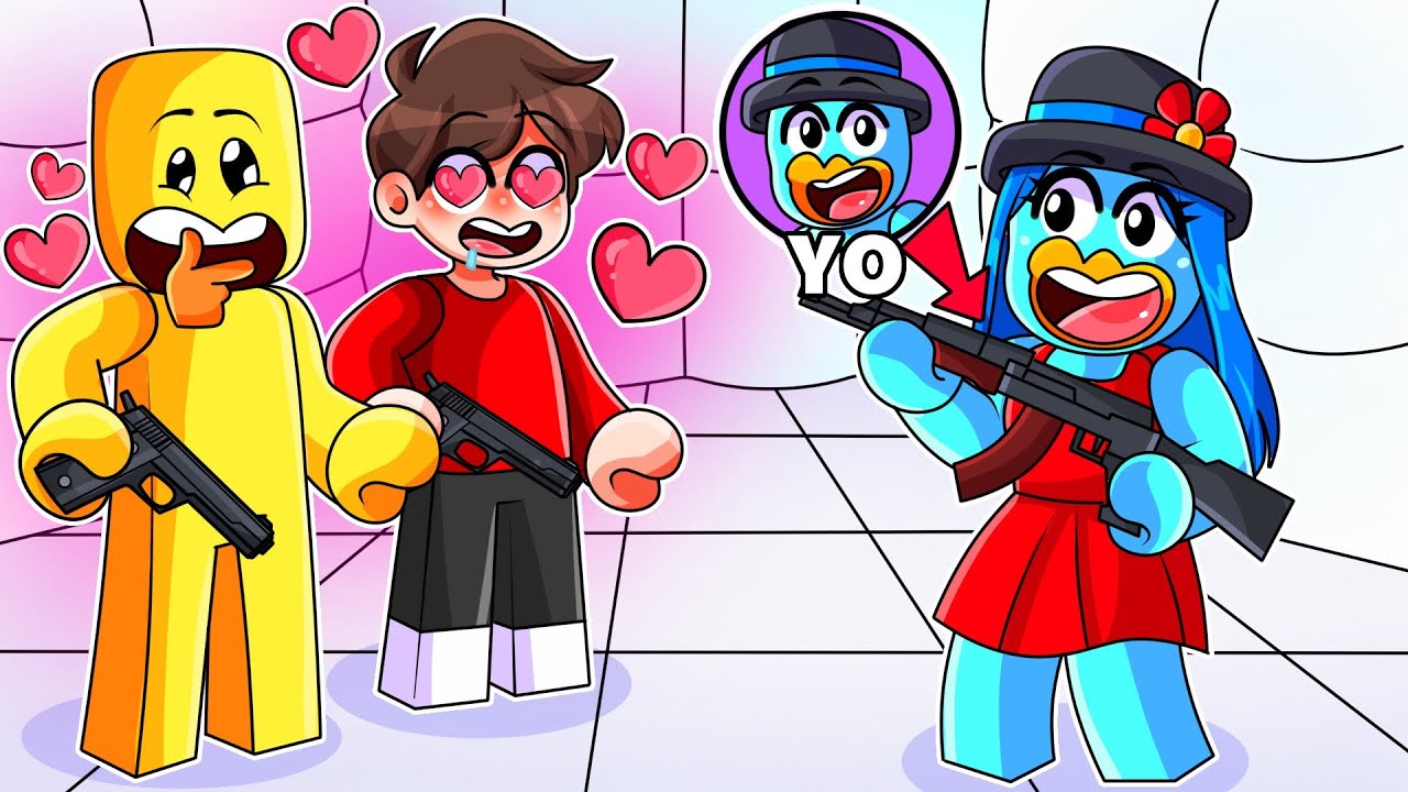 Me Hice Pasar por CHICA GAMER en ROBLOX Rivals Para TROLLEAR a mis AMIGOS!
