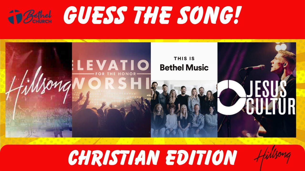 Guess the song! Thirty of the most popular Christian songs music quiz!