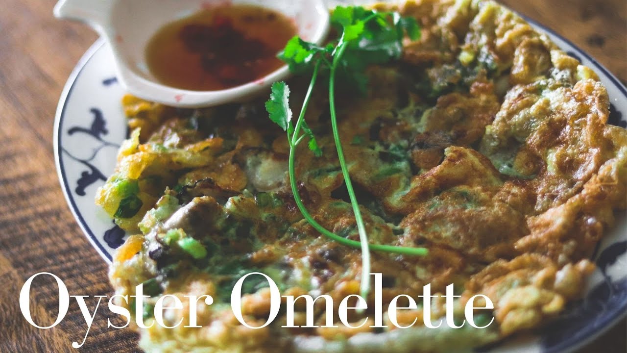 How to Make Oyster Omelette | Very popular street food item in Asia