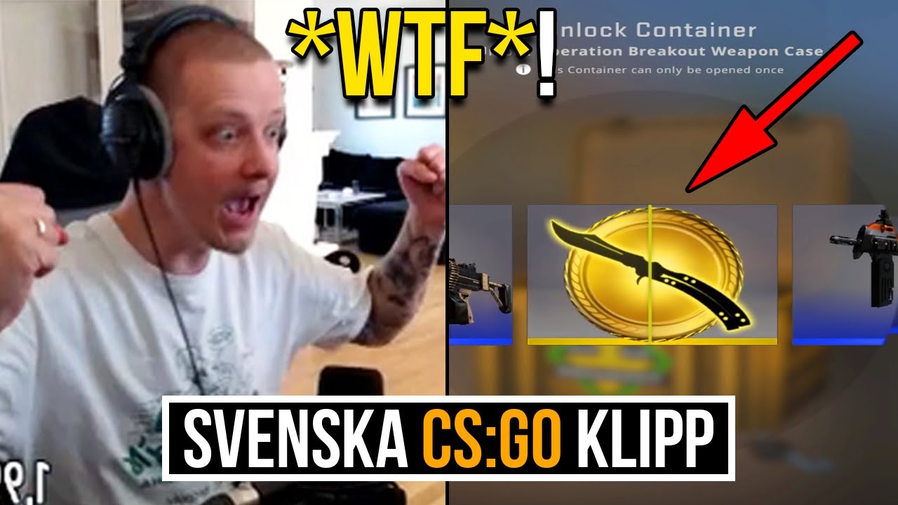 CYRUS ÖPPNADE EN BUTTERFLY KNIV! | Svenska CS:GO Klipp #19