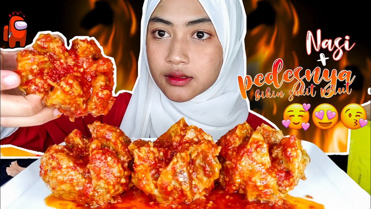 MUKBANG BAKSO URAT MEKAR SAMBEL MERCON DITAMBAH NASI | PEDESNYA NAMPOL 🔥