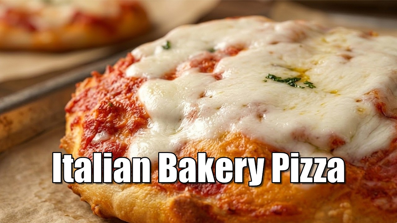 Super Soft Italian Bakery Pizza | Ready in 3 Hours! (Full Recipe)