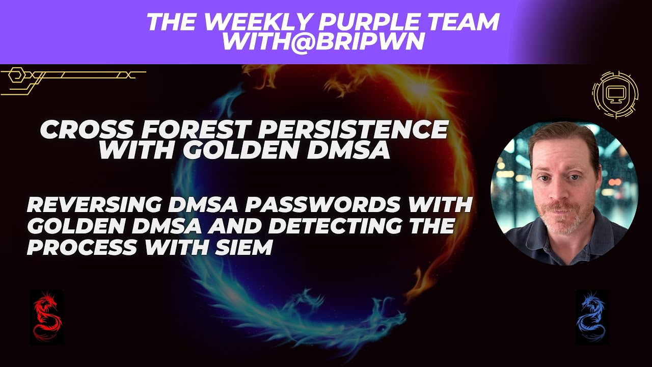 🔐 Golden dMSA Attack & Detection | Purple Team Walkthrough