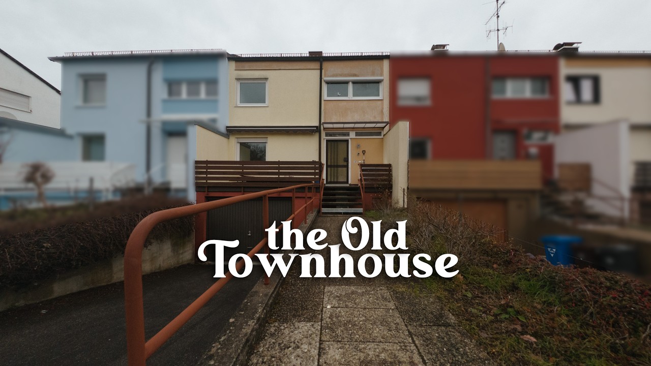 House tour inside an old 1960s German Townhouse that we bought.