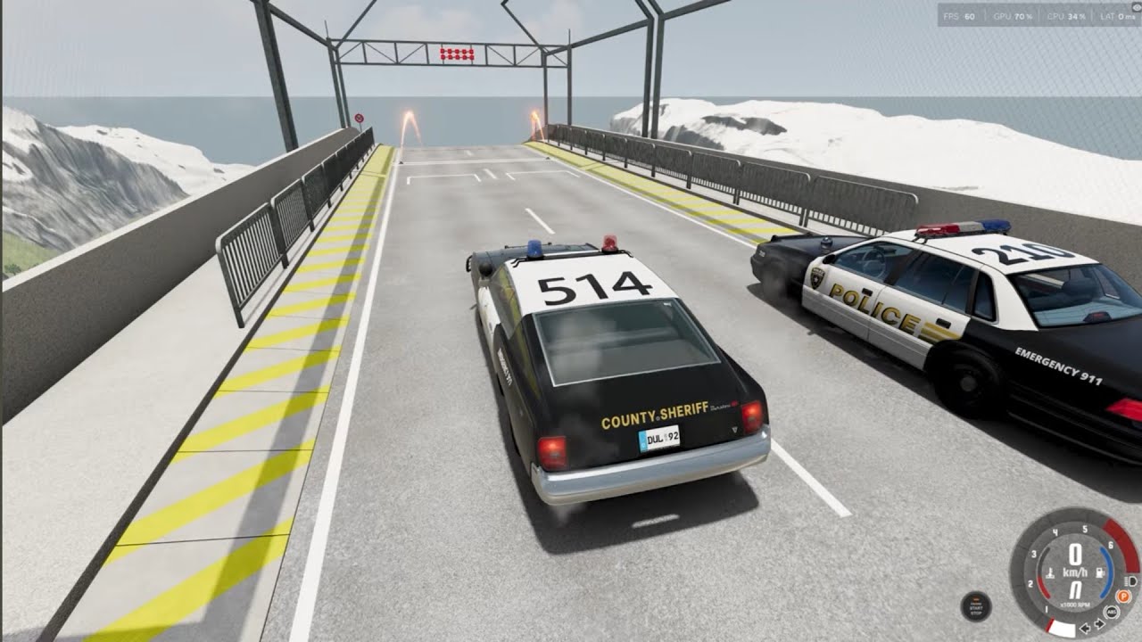 Tirándome por una Rampa en Beamng drive parte 1 🥳