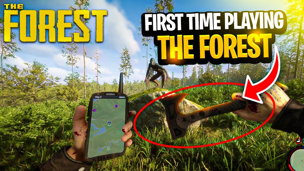 New beginning to "THE FOREST" (Rusty Axe Found) 