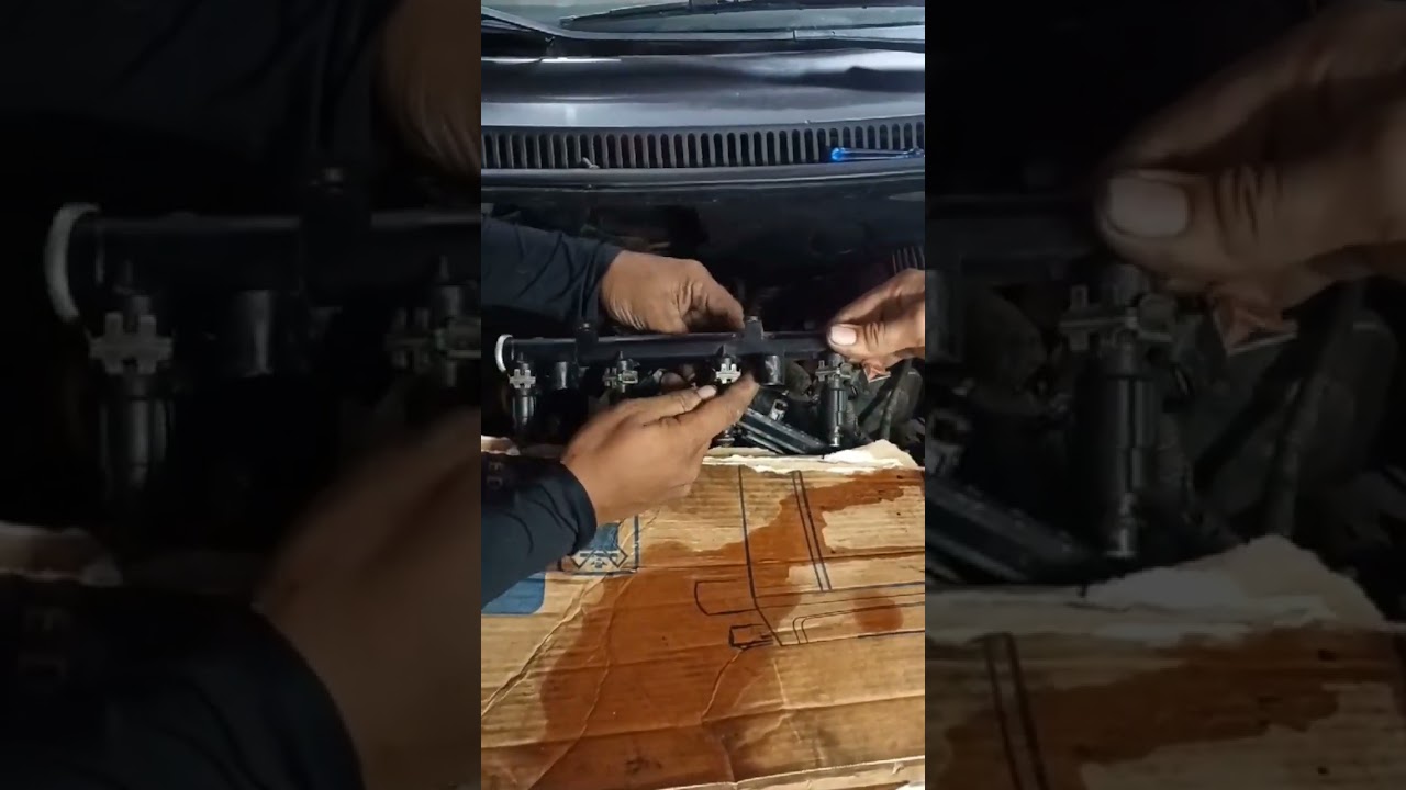 carro fuma&ccedil;ando, falhando e cheiro forte de gasolina diagnosticado central eletr&ocirc;nica em curto.