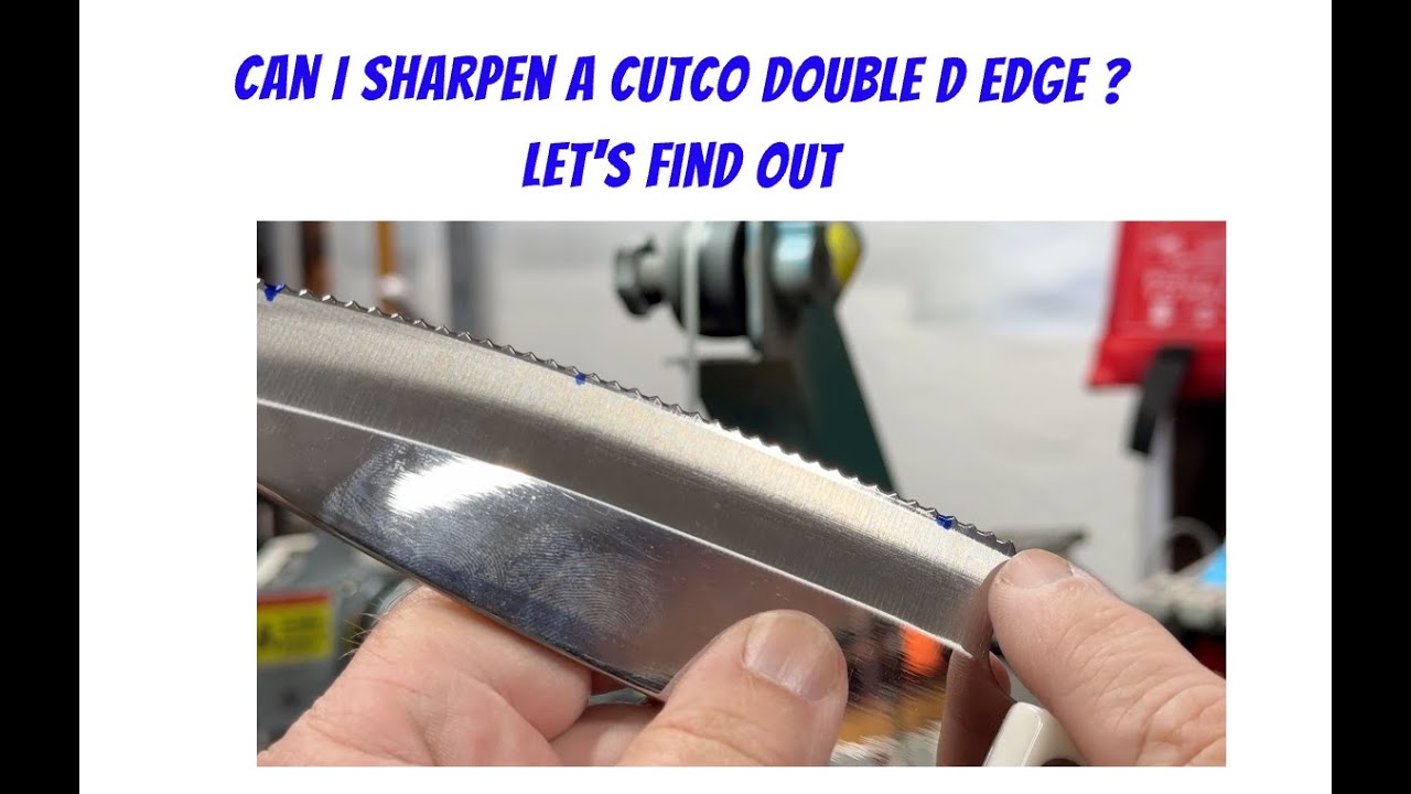 Заточка ножа Cutco Double D Edged #заточканожей #заточка