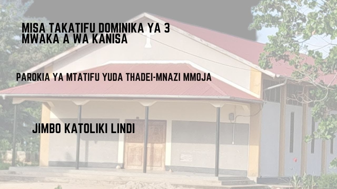 #LIVE || MISA TAKATIFU DOMINIKA YA 3 MWAKA A WA KANISA PAROKIA YA MNAZI MMOJA JIMBO KATOLIKI LINDI
