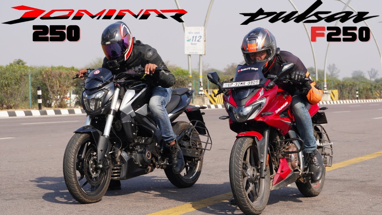 Bajaj Dominar 250 vs Bajaj Pulsar F250 Performance Test