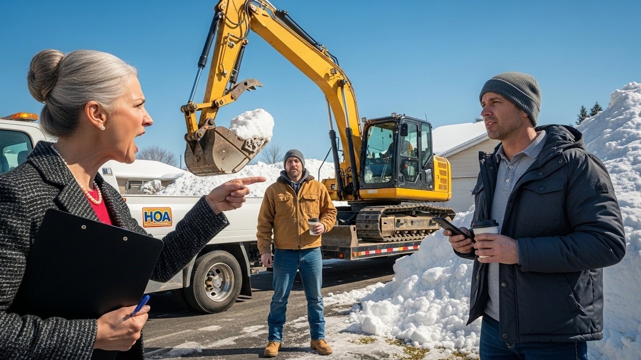 HOA Hired Excavator to Move My Snow Pile, So I Bought the Machine and Kept It as Payment