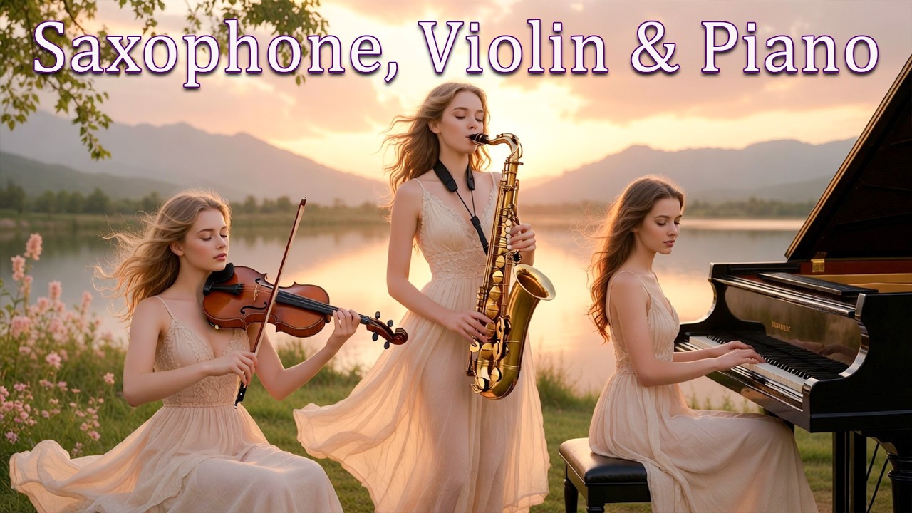 Romantic Instrumental Music 🎷 Saxophone, Violin & Piano | Calm & Beautiful Instrumental