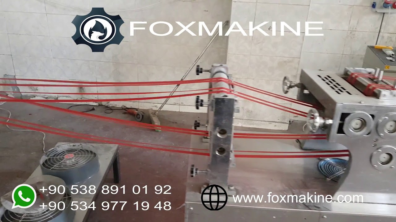 Fox Makine - خطوط إنتاج ماكينات البطاطا - ماكينة تصنيع شيبس البيليت  ML002