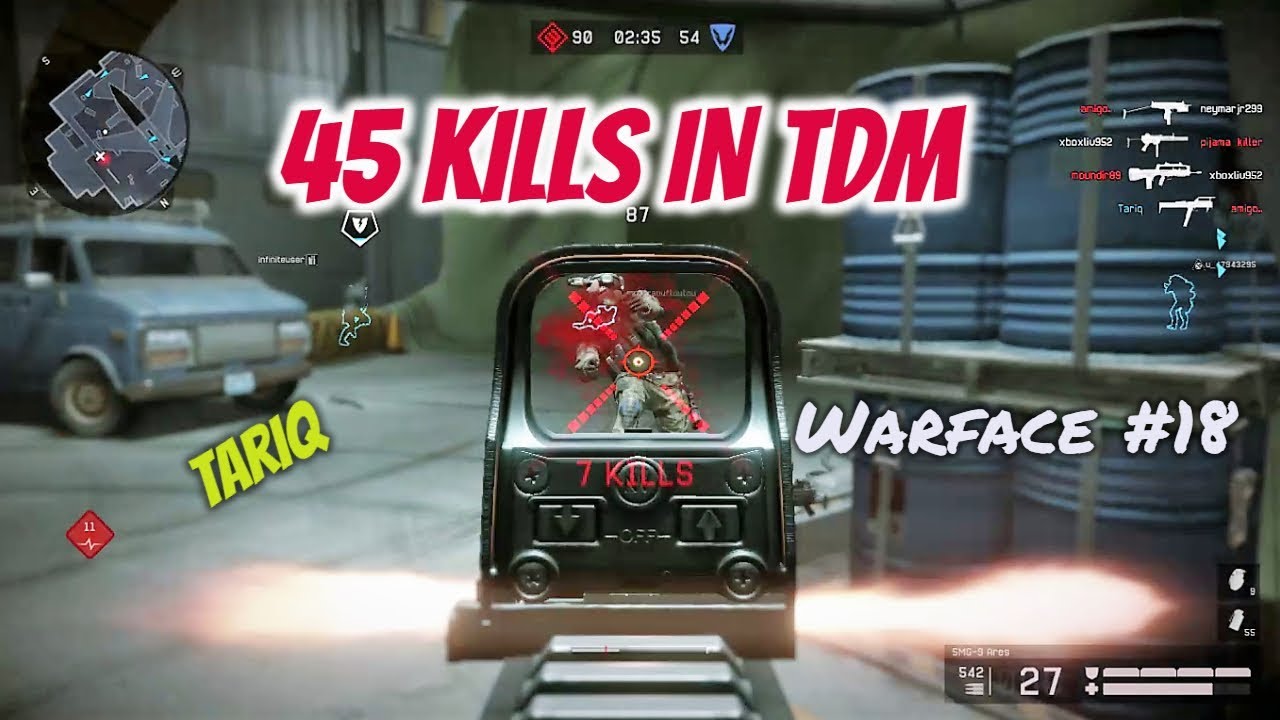 Warface #18 TEAM BATTLE ( 45 Kills 🔫 )