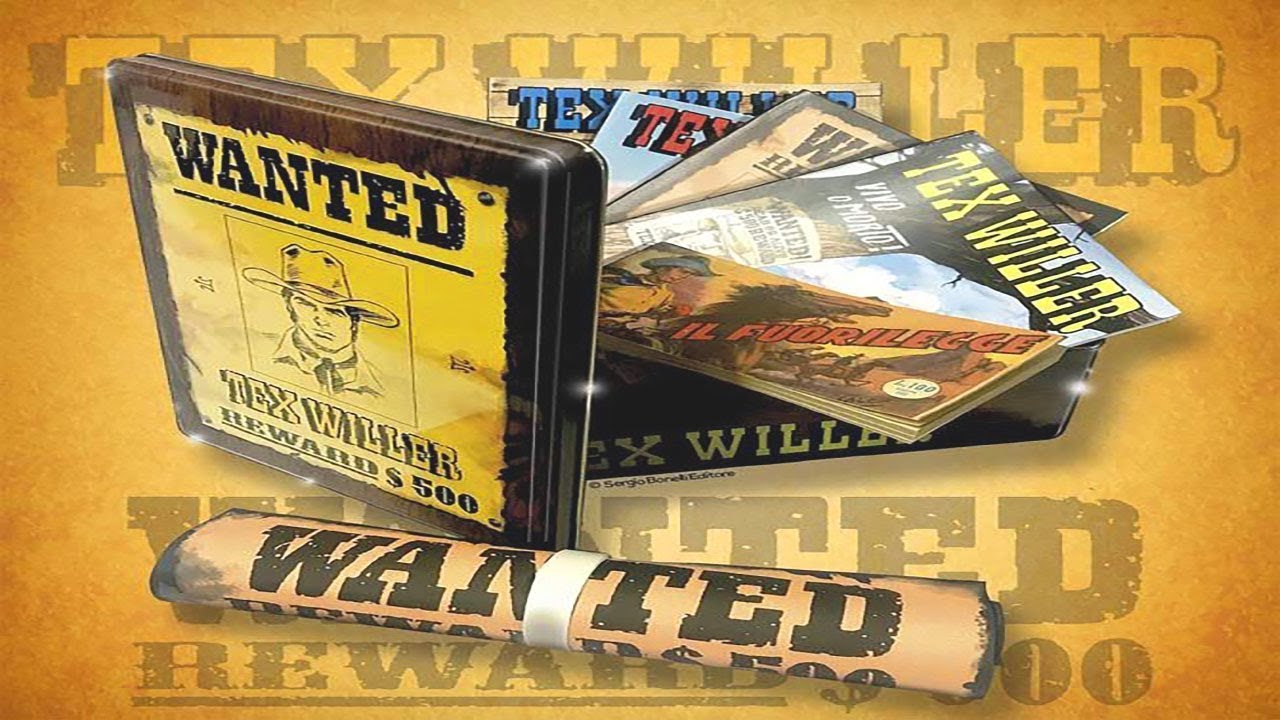 Unboxing TEX WILLER WANTED BOX!