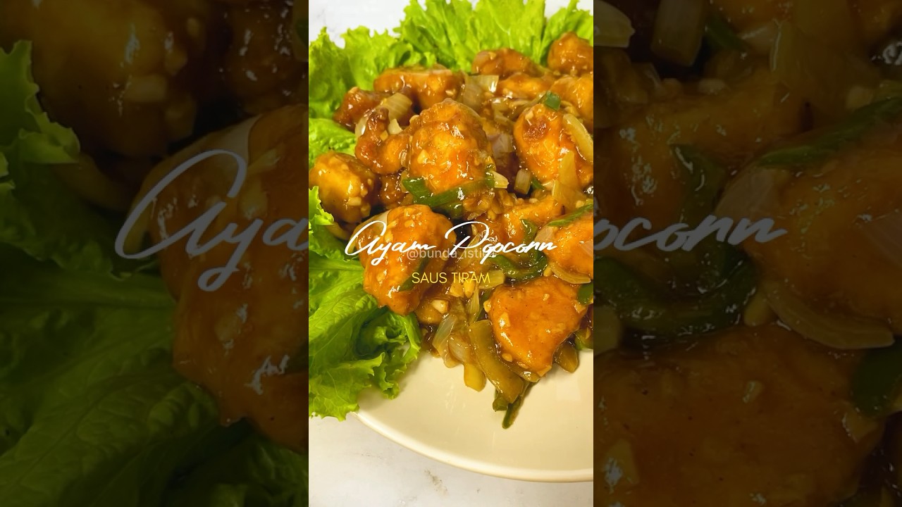 AYAM POPCORN SAUS TIRAM #shorts #ayampopcorn #ayamsaustiram #masakansederhana #masakmudah #resep