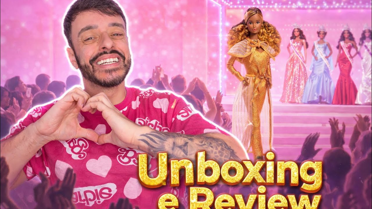 Barbie Golden Dream Christie Doll- Unboxing e Review - PT BR