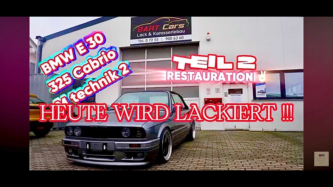 BMW E 30 325 Cabrio  Teil 2