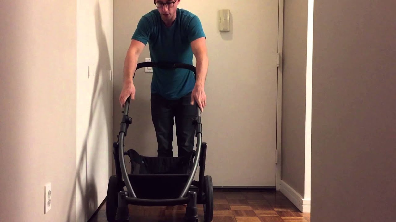 Как сложить коляску Uppababy Vista
