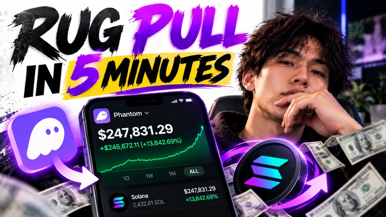 HOW I EASILY RUG PULL A MEME COIN IN 5 MINUTES (+$247,831 😮)