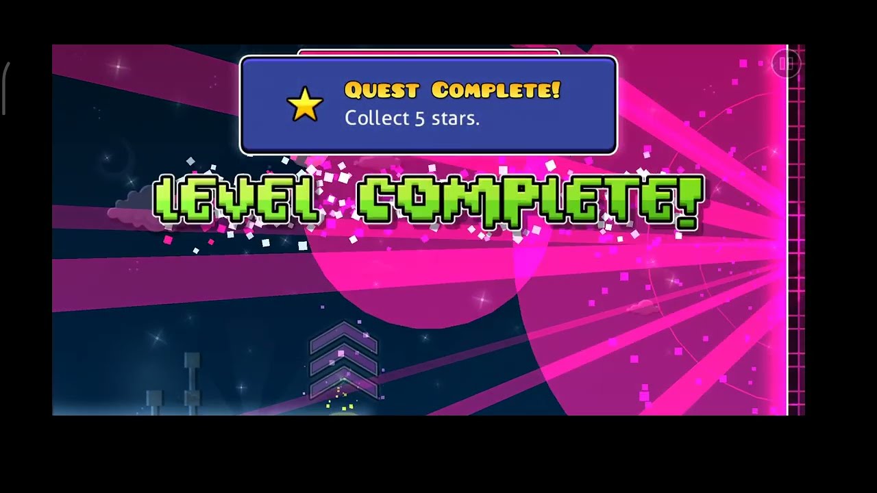 Geometry dash - Amplification Ice Gauntlet walkthrough (прохождение)