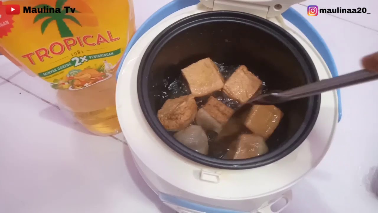 CARA MENGGUNAKAN RICE COOKER UNTUK MENGGORENG