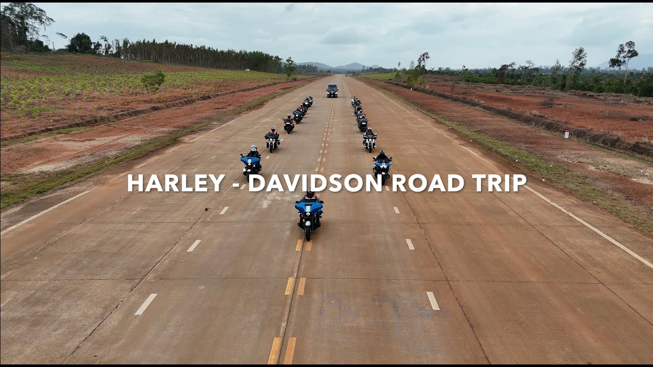 GRAND TOUR SAI GON - BUON ME THUOT - MANG DEN - DA NANG HARLEY-DAVIDSON MOTORCYCLE ASMR